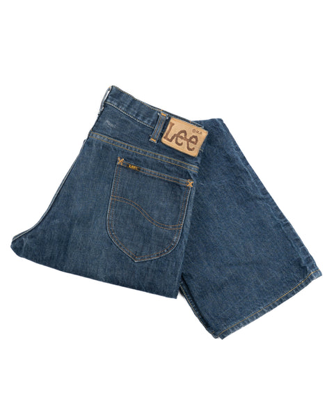 70's Dark Wash Lee Rider Denim - 33" x 32"