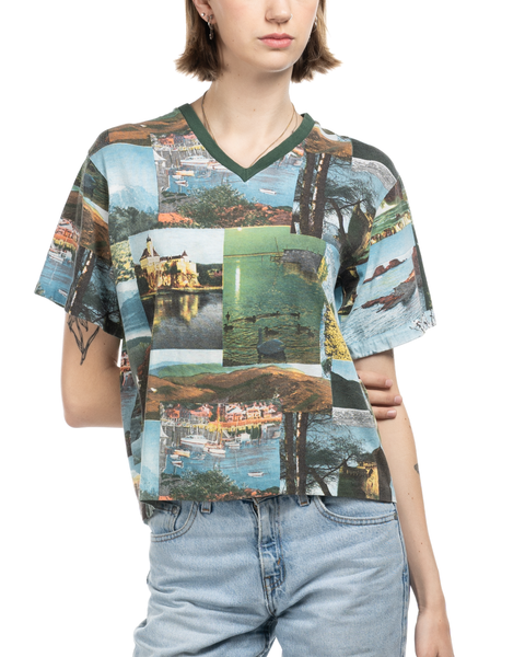 1970s Landscape Print Tee