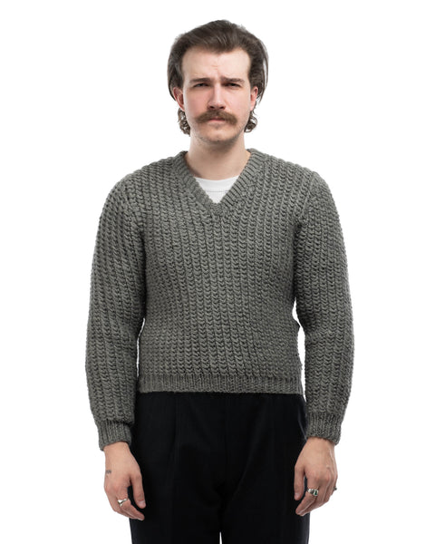 50’s Hand-Knit Sweater - Medium