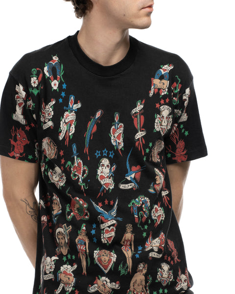90's Tattoo Flash Tee - Large