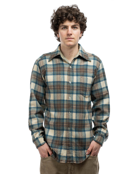 70's Pendleton Wool Flannel - Small