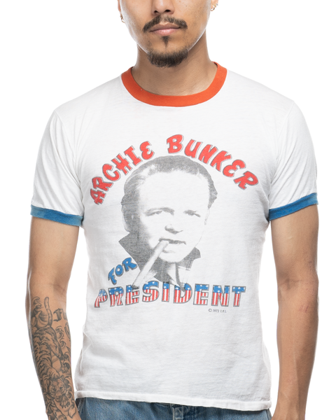1970s Archie Bunker Not My President Tee