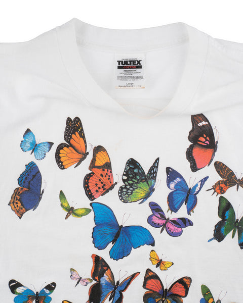 90's Beautiful Butterfly Tee - Large