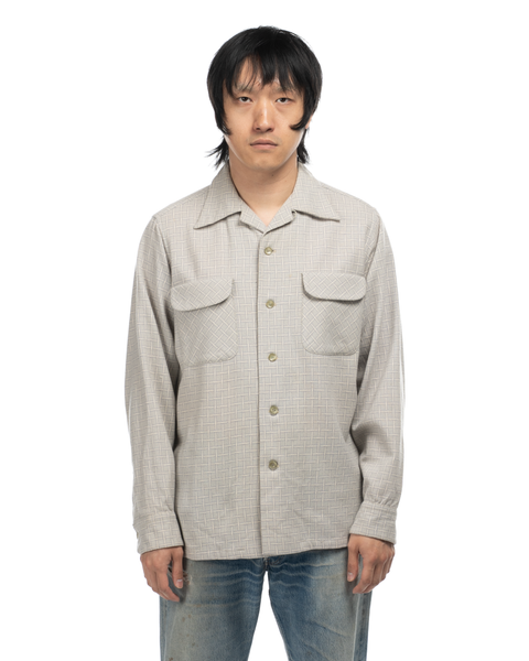 1950s Weave Pattern Pendleton Board Shirt