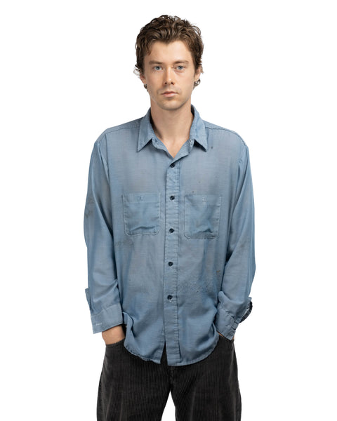 70's Chambray Shirt - Large