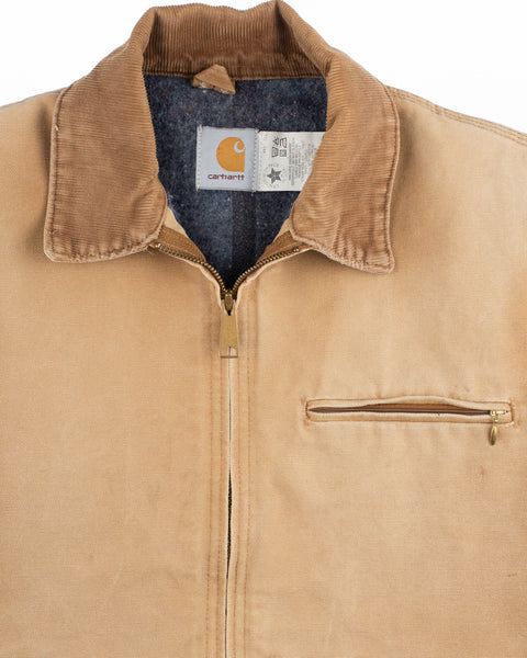 80's Blanket Lined Carhartt Detroit Jacket - Medium