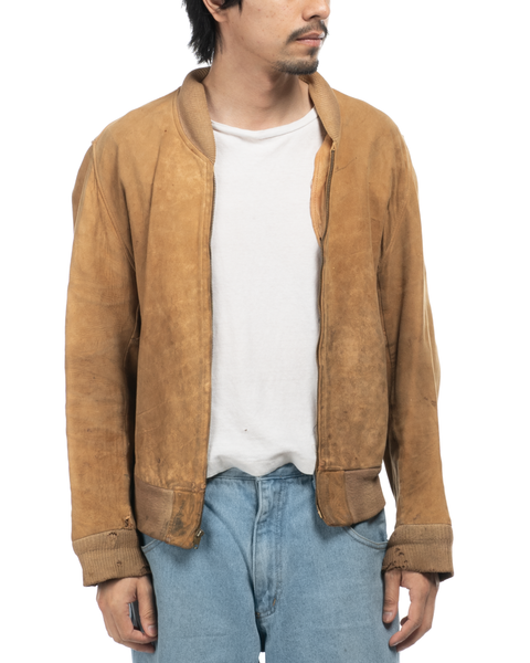 1950s Deerskin Bomber Jacket