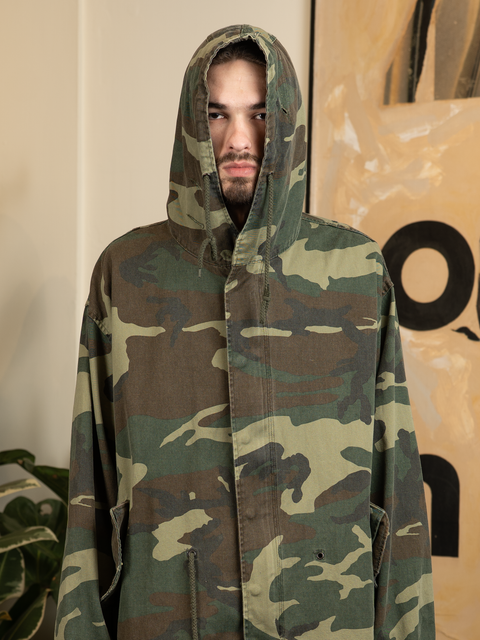 1990s Camo Fish Tail Parka