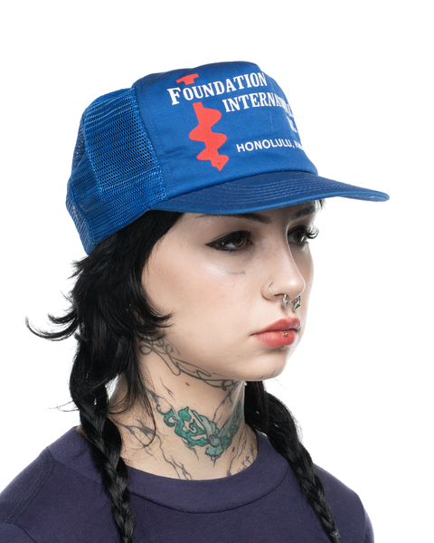 1980s Hawaiian Construction Trucker Hat