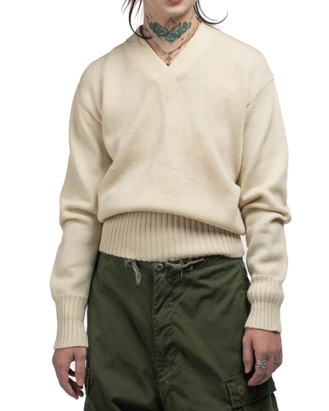 1940s V-Neck Sweater