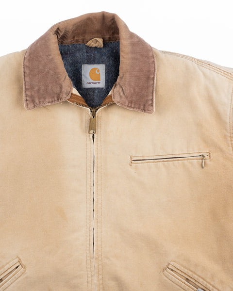 80's Blanket Lined Carhartt Detroit Jacket - Medium