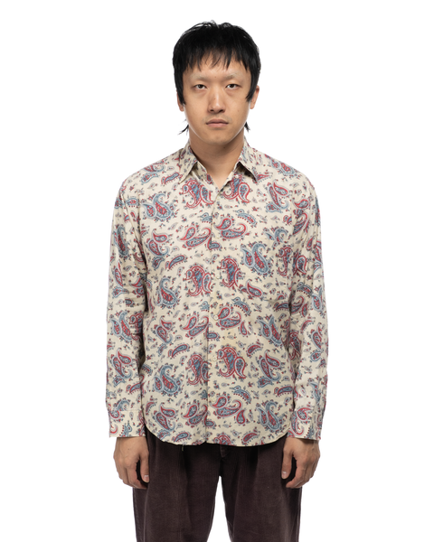 1960s Paisley Oxford Shirt