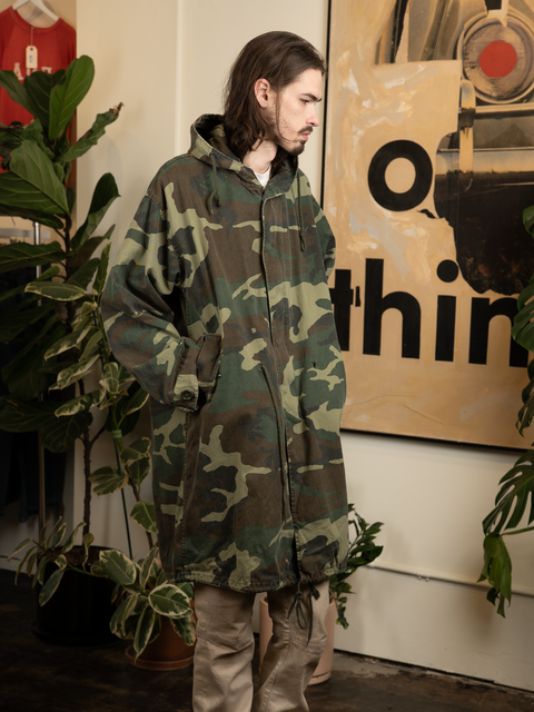 1990s Camo Fish Tail Parka
