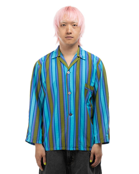 60’s Nylon Button-Up Shirt - Large