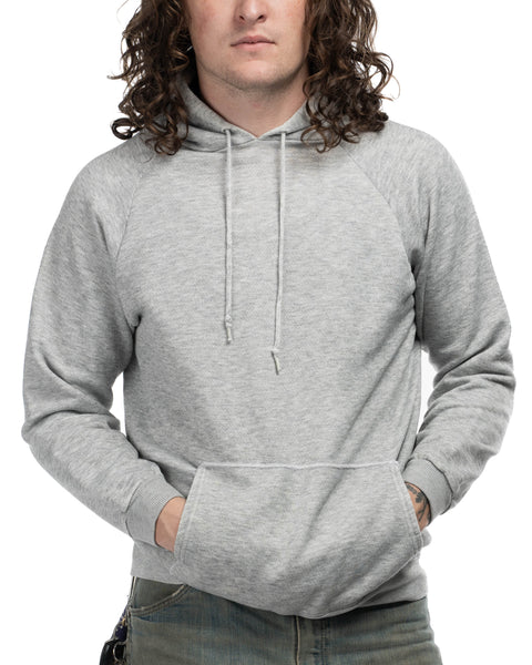 70's Heather Hooded Sweatshirt - Large