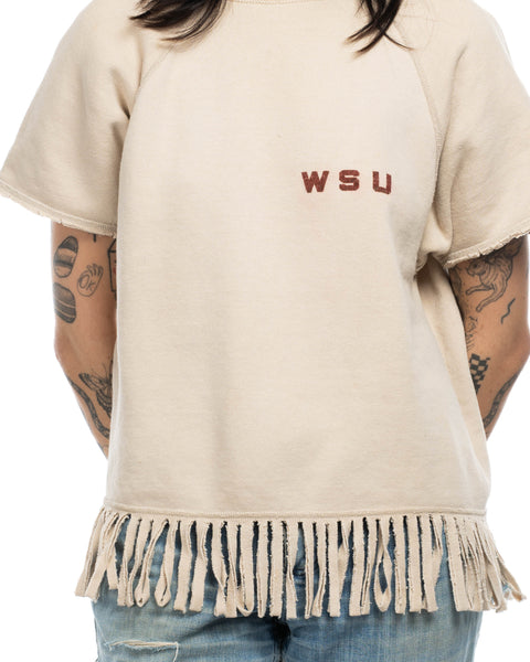 60's Fringed Sweatshirt - Small