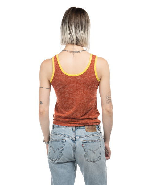 1970s Contrast Tape Tank