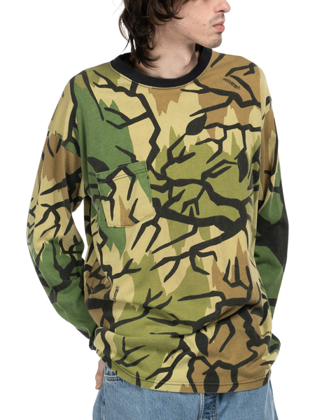1990s Camo Longsleeve Tee