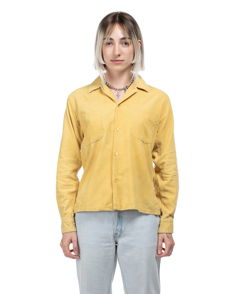1960s Corduroy Button-Up