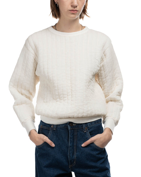 60's Quilted Crewneck - Medium