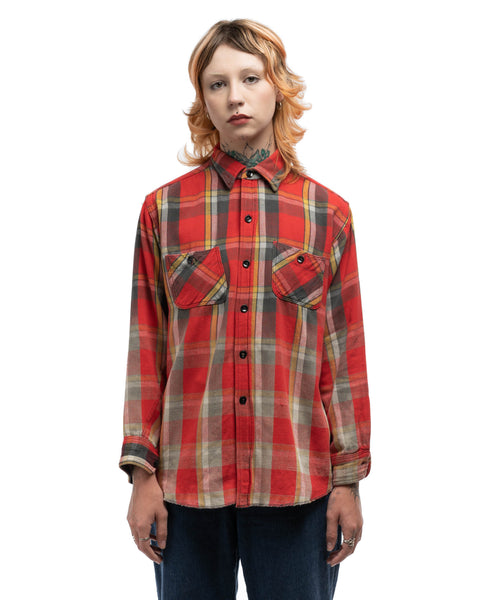 60's Faded Cotton Flannel - Medium