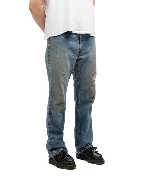 80's Thrashed Levi's Orange Tab Denim - 32" x 29"
