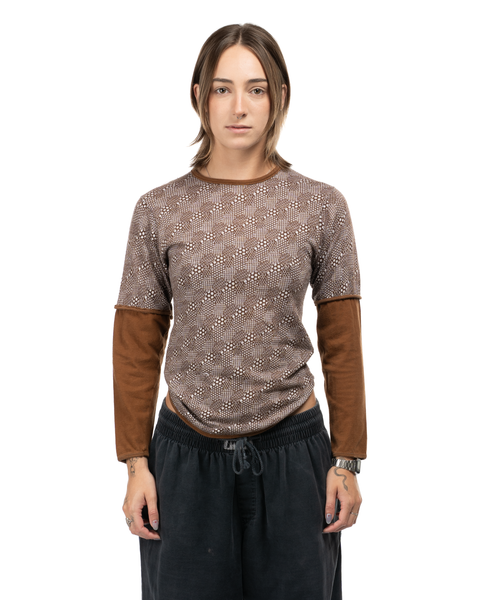 1970s Knit Double-Sleeve Tee