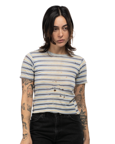 1940s Striped QT Tee