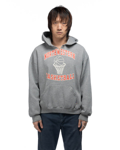 90's Russell Basketball Hoodie - Large