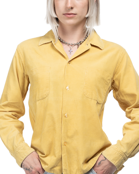 1960s Corduroy Button-Up