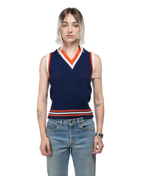 1970s Collegiate Sweater Vest