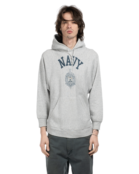 1980s Navy Weave Hoodie