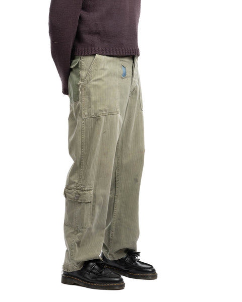 WW2 Repaired & Modified HBT Trousers - 30“ x 28“