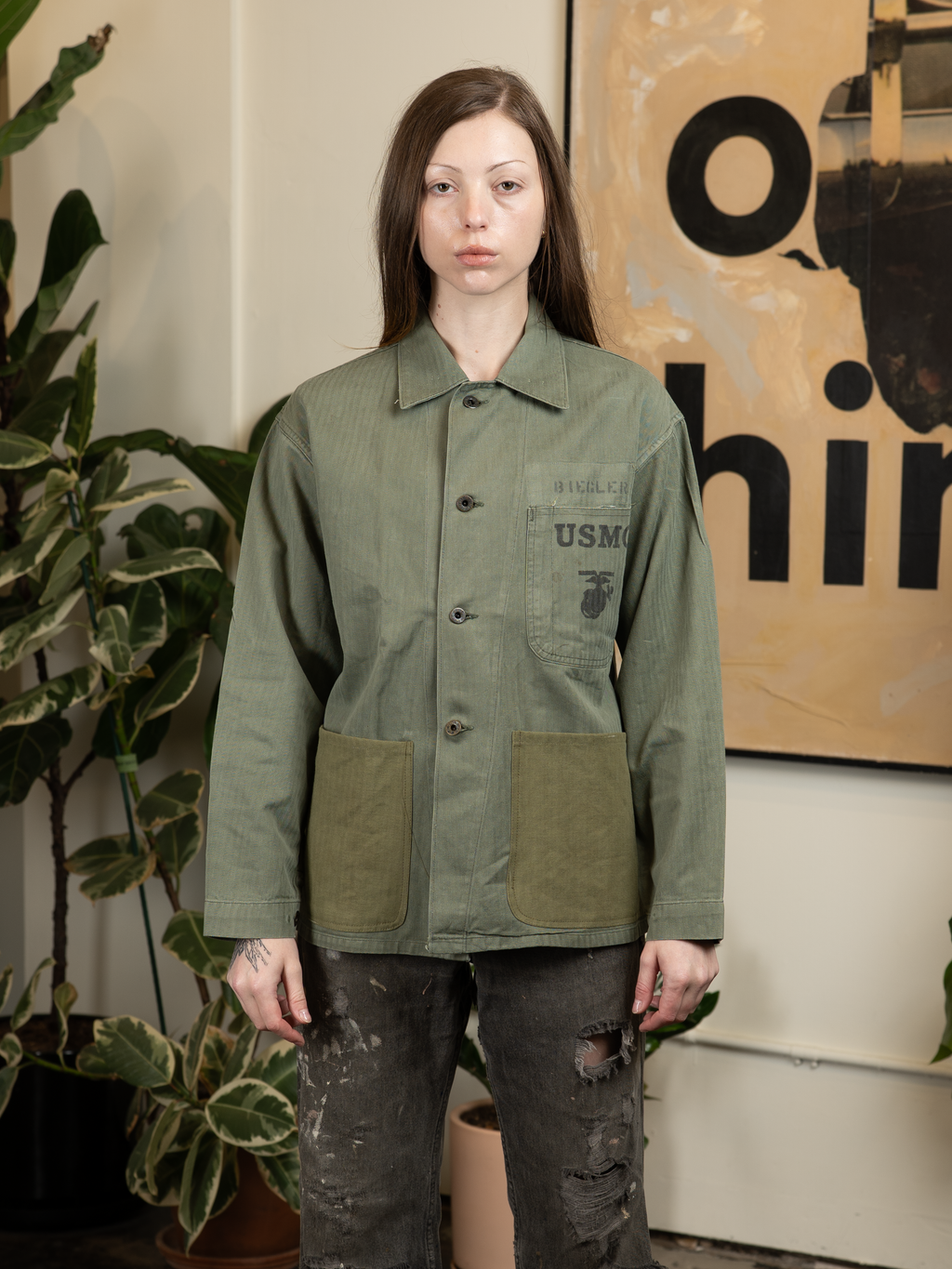 WW2 Repaired USMC P41 Jacket – Kissing Booth