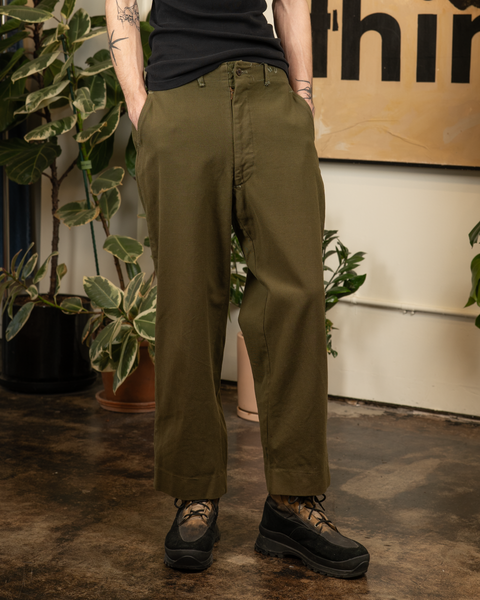 1950s Wool Officer Trousers
