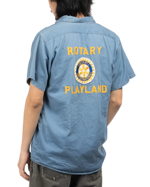 1960s Rotary Club Chain-Stitched Shirt