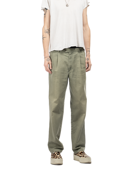 1990s Pleated Cotton Trousers