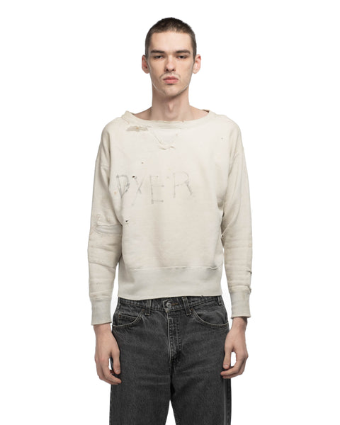 40's Repaired Double V Sweatshirt - Large