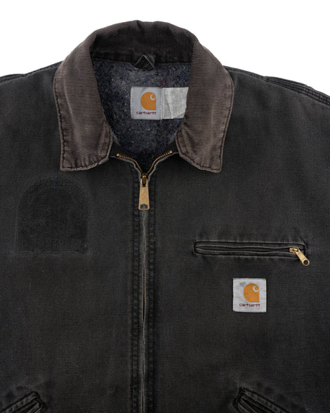 90's Blanket Lined Carhartt Detroit Jacket - Large