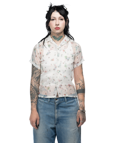 1960s Sheer Fly Fishing Shirt