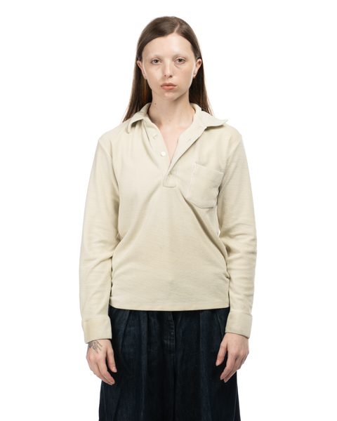 1970s Velvety Polo Shirt