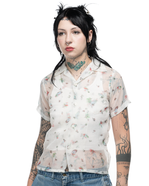 1960s Sheer Fly Fishing Shirt