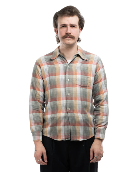 70's Penney's Plaid Shirt - Medium
