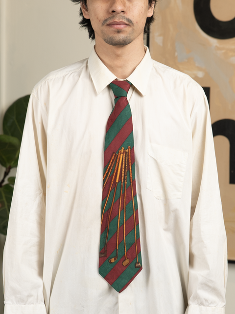 1980s Polo Golf Tie
