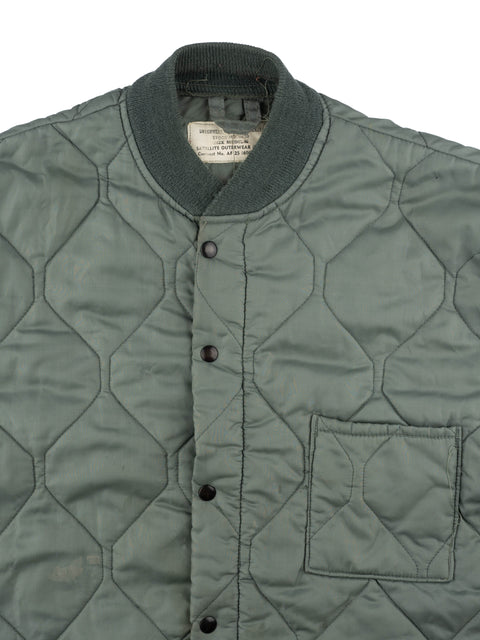 70's USAF Quilted Liner Jacket - Medium