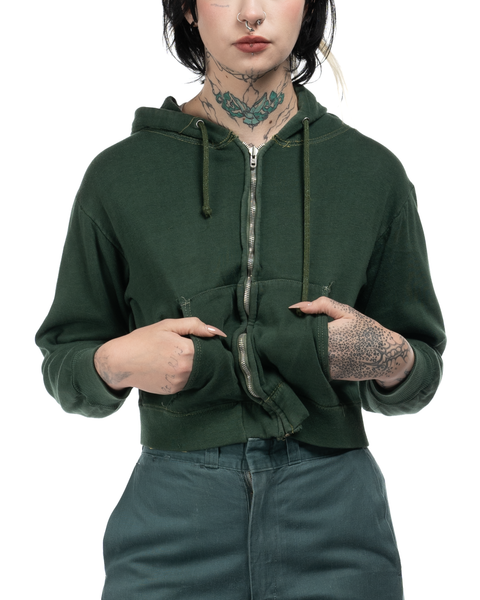 1960's Thermal-Lined QT Zip Hoodie