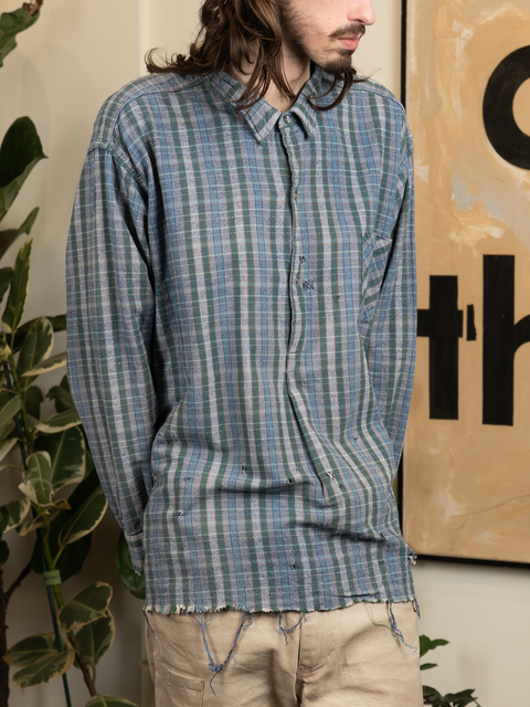 1990s Thrashed Pull-Over Shirt