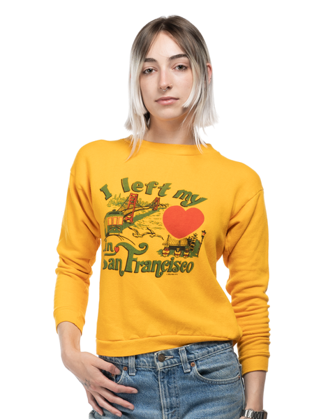 1970s Left My <3 in San Francisco Sweatshirt