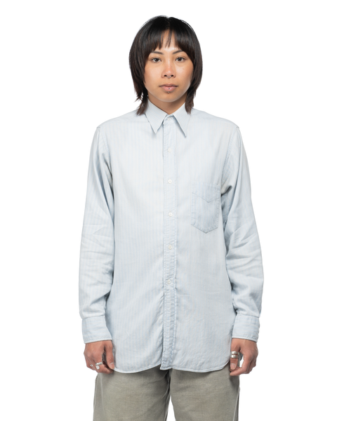 50's Striped Button-Up - Medium