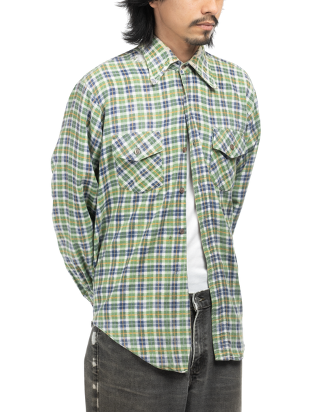 1970s Thrashed Cotton Flannel